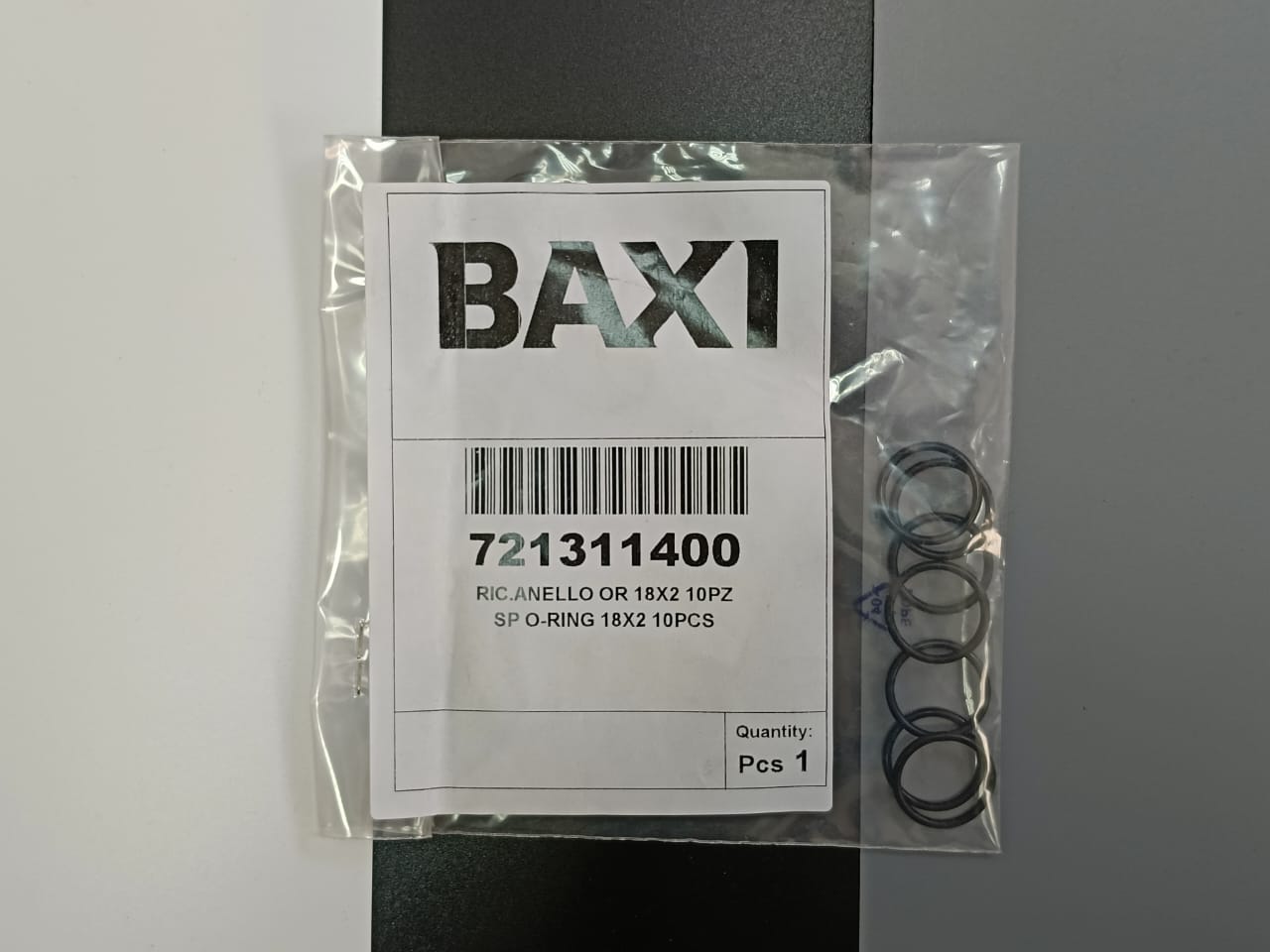 Прокладка O-RING 18X2 721311400 для Baxi